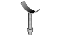 Adjustable Pipe Saddle Support